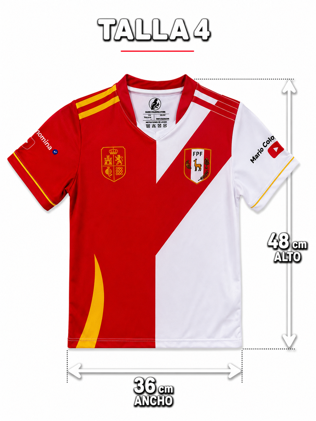 Camiseta NIÑOS Perú-España