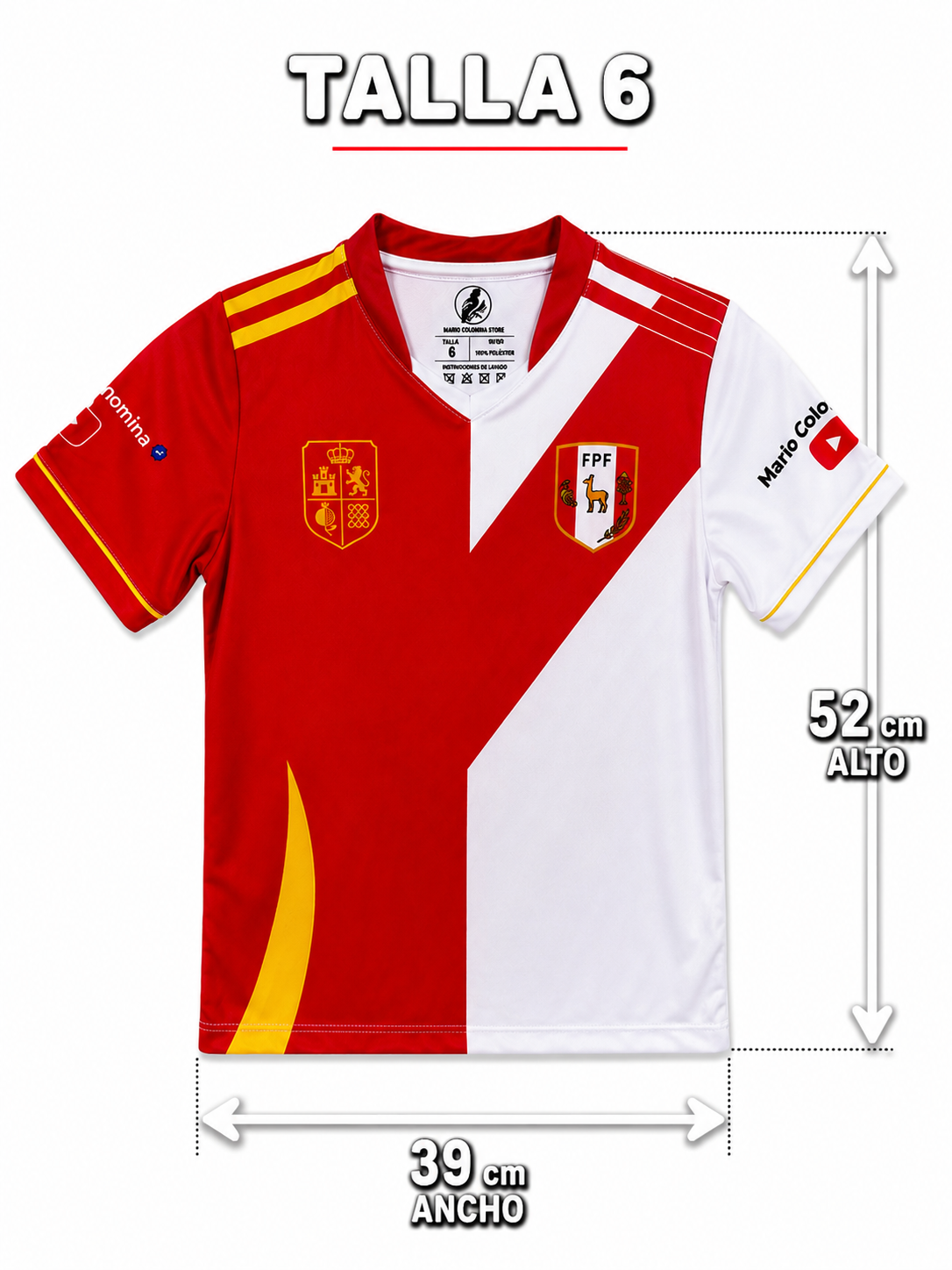 Camiseta NIÑOS Perú-España