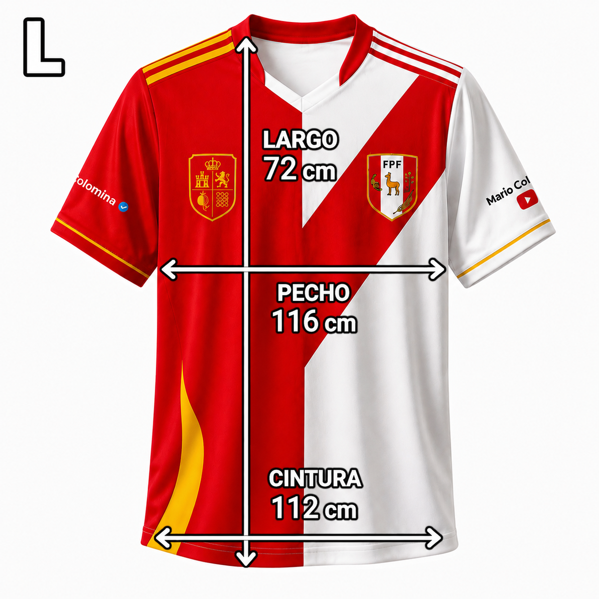 Camiseta ADULTO Perú-España