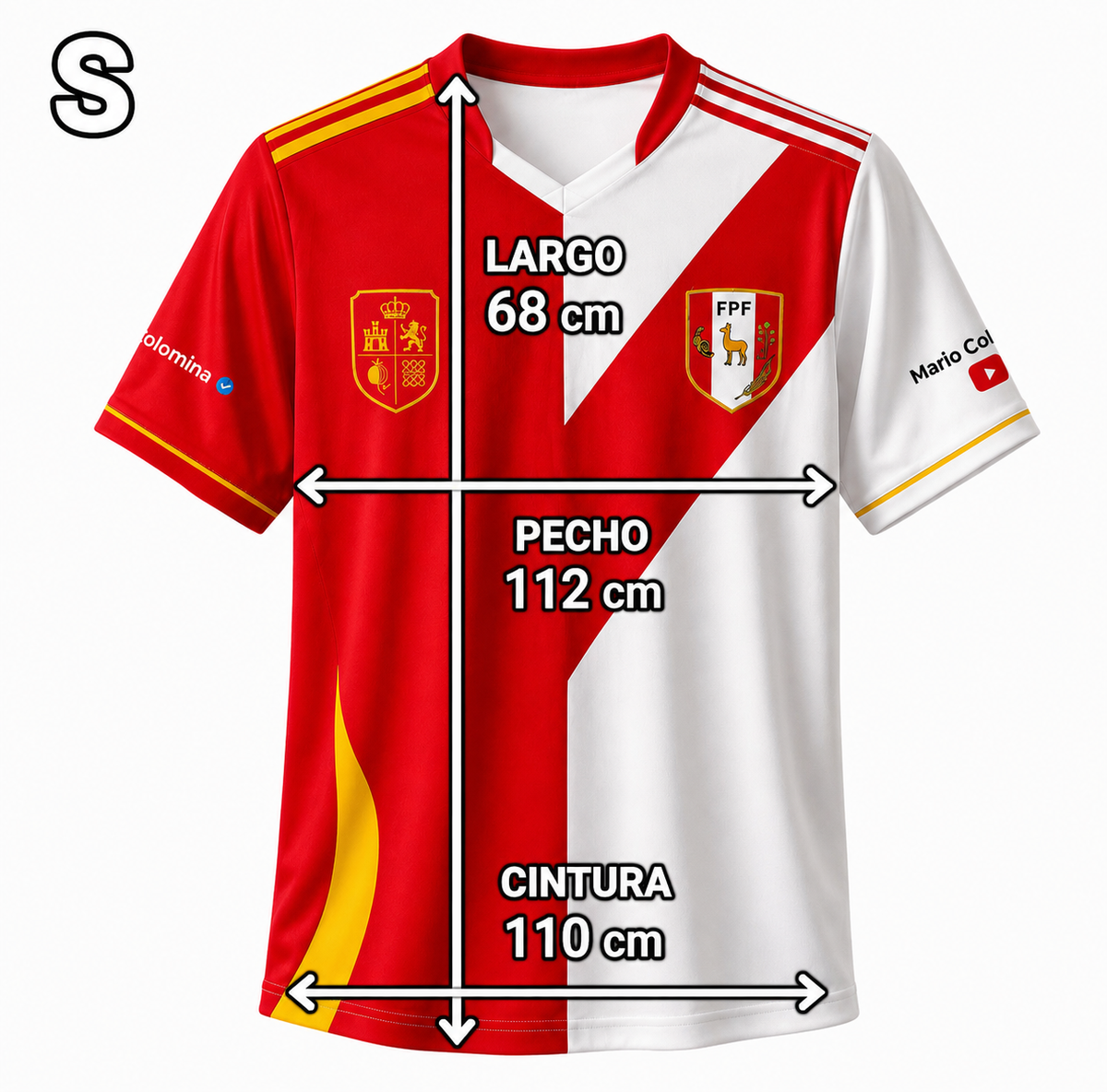 Camiseta ADULTO Perú-España