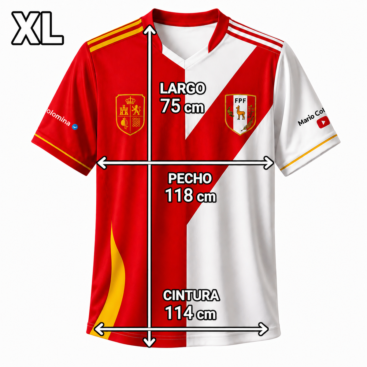 Camiseta ADULTO Perú-España
